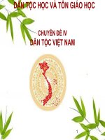 Dân tộc Việt Nam dân tộc tôn giáo