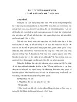 BÀI 7  tư tưởng hồ chí minh về xây dựng nhà nước của dân, do dân,vì dân