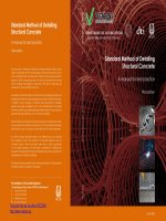 Standard method of detailing structural concrete third edition 