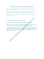 thí nghiệm PDA cọc khoan nhồi