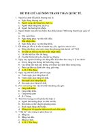 BT THANH TOÁN QUỐC tế