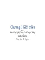 Bài giảng hệ điều hành   chương 1  giới thiệu