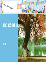 Thuyểt minh về Hà Nội