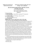 thu hoạch bồi dưỡng thường xuyên 2014 2015   tăng cường năng lực sử dụng TBDH và ứng dụng CNTT trong dạy học