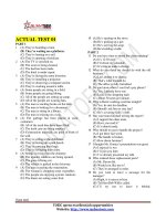 Actual test 1   tapescript LC 1000