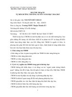 bài thu hoạch bồi dưỡng trung học phổ thông SỬ DỤNG CÁC THIẾT BỊ DẠY HỌC Ở THPT