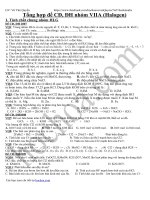 Bài tập về halogen và hợp chất