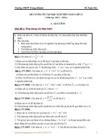 ÔN TẬP HỌC KÌ 2-TOÁN 12