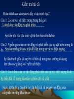 Bài 6. Khuynh hướng phát triển của sự vật và hiện tượng