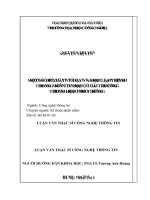 Một số đề xuất về dạy và học lập trình trong môn tin học ở các trường trung học phổ thông 