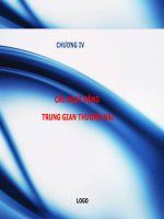 HOẠT ĐỘNG TRUNG GIAN THƯƠNG MẠI