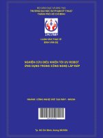 Nghiên cứu điều khiển tối ưu robot ứng dụng trong công nghệ lắp ráp