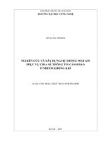 Nghiên cứu và xây dựng hệ thống web GIS phục vụ chia sẻ thông tin cảnh báo ô nhiễm không khí 
