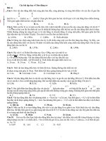 BT về dao động cơ học + Giải