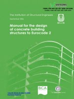 Manual for the design of concrete building structures to eurocode 2 