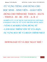 từ vựng tiếng anh chủ đề cấp cứu và bệnh tật.