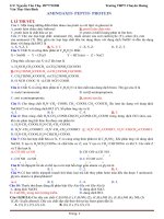 AMIN-AMINOAXIT-PEPTIT( THI THPTQG)