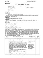 giáo án Nghề làm vườn