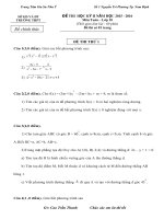 Bộ đề thi toán học kỳ II lơp 10 mới nhất