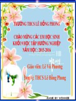 Chủ đề 2. Định hướng phát triển kinh tế - xã hội của đất nước và địa phương