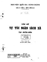 Vấn đề tự túc ngân sách xã tại biên hòa 