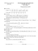 DỀ THI HSG CẤP TRUONG MÔN TOÁN 6 NĂM 2016