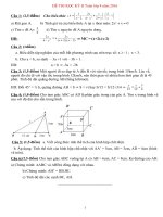 Đề thi HKII - Toán lớp 8 có hướng dẫn