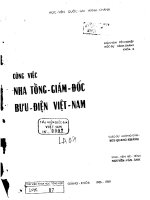 công việc nha tổng giám đốc bưu điện tại việt nam