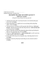 ĐỀ THI HỌC KÌ 2 - LỊCH SỬ 9 (2015-2016)