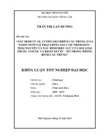 Tình hình mắc một số bệnh sản khoa trên đàn lợn nái tại trại lợn đạt thúy, xã lương phong, huyện hiệp hòa, tỉnh bắc giang và biện pháp điều trị 