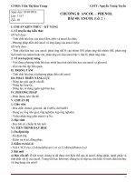 Giáo án Ancol lớp 11 tiết 2