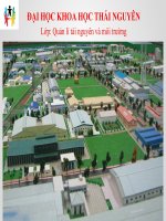 bài thuyết trình: Quy hoạch phát triển kinh tế xã hội trong công nghiệp trong một vùng cụ thể
