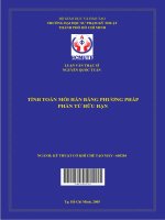 Tính toán mối hàn bằng phương pháp phần tử hữu hạn