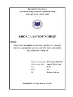 phân tích chu trình doanh thu tại công ty cổ phần thương mại dịch vụ sản xuất hương thủy, chi nhánh thành phố hồ chí minh