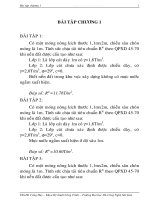 bÀI TẬP CHƯƠNG 1 - NỀN MÓNG