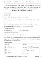 Tích phân cơ bản luyện thi Quốc gia