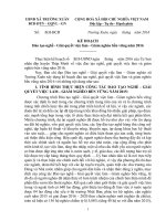 Kế hoạch đào tạo nghề giải quyết việc làm giảm nghèo bền vững năm 2016