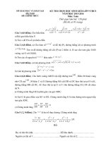 Đề HSG tinh Ha Nam 2015 - 2016