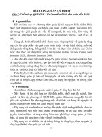 ĐỀ CƯƠNG môn học QUẢN lý đới bờ