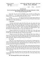 kế hoạch phòng chống bia rượu trong trường học