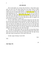 Hoàn thiện chính sách xúc tiến của nhà hàng Hương Sen trực thuộc Công ty TNHH thương mại và dịch vụ Hùng Nguyên