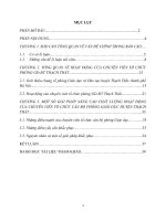 Báo cáo thực tập tốt nghiệp cơ cấu tổ chức phòng giáo dục đào tạo huyện thạch thất