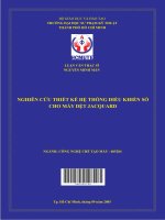 Nghiên cứu thiết kế hệ thống điều khiển số cho máy dệt jacquard