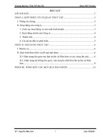 Báo cáo thực tập tại công ty cổ phần môi trường đô thị và dịch vụ du lịch sầm sơn 