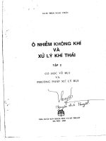 Giáo trình ô nhiễm không khí và xử lý khí thải tập 2