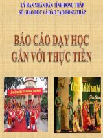 Dạy học gắn với thực tiễn những vấn đề chung về di sản