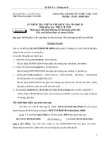 Đề thi chứng chỉ b tin học đề 4 