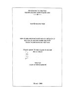 Một số biện pháp nhằm đổi mới cơ chế quản lý đối với các doanh nghiệp nhà nước thuộc ngành hàng hải việt nam 