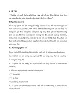 Nghiên cứu ảnh hưởng phối hợp của một số loại hóa chất có hoạt tính estrogen đến khả năng sinh sản của chuột cái 