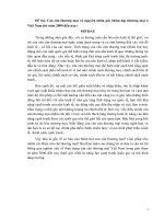 Cán cân thương mại và nguyên nhân gây thâm hụt thương mại ở Việt Nam (từ năm 2000 đến nay)